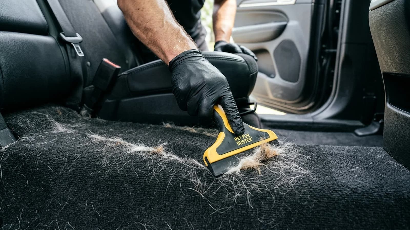 Pet Hair Removal - Above and Beyond Detailing